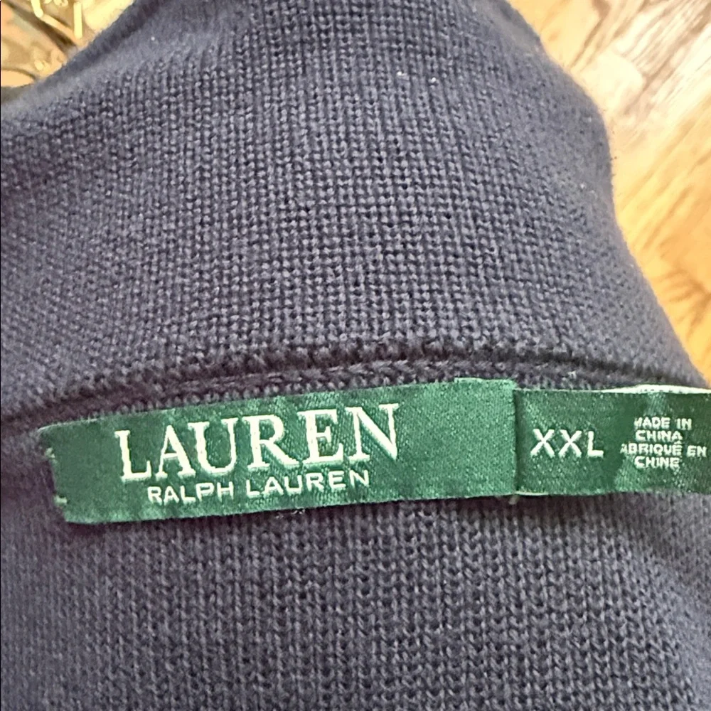 Elegant Lauren, Ralph Lauren Navy Women's Blazer with Gold Buttons - Picture 6 of 7